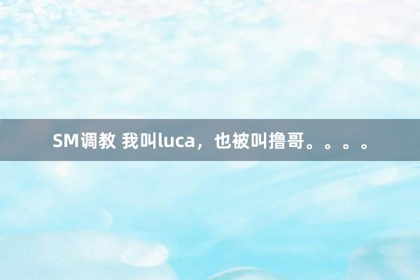 SM调教 我叫luca，也被叫撸哥。。。。
