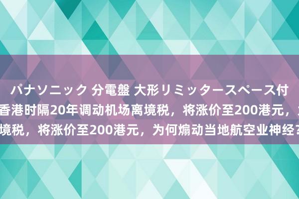 パナソニック 分電盤 大形リミッタースペース付 露出・半埋込両用形 香港时隔20年调动机场离境税，将涨价至200港元，为何煽动当地航空业神经？